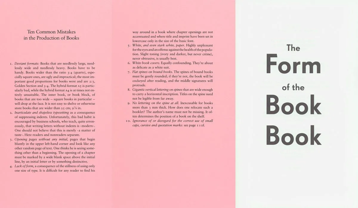 Image of The Form of the Book Book