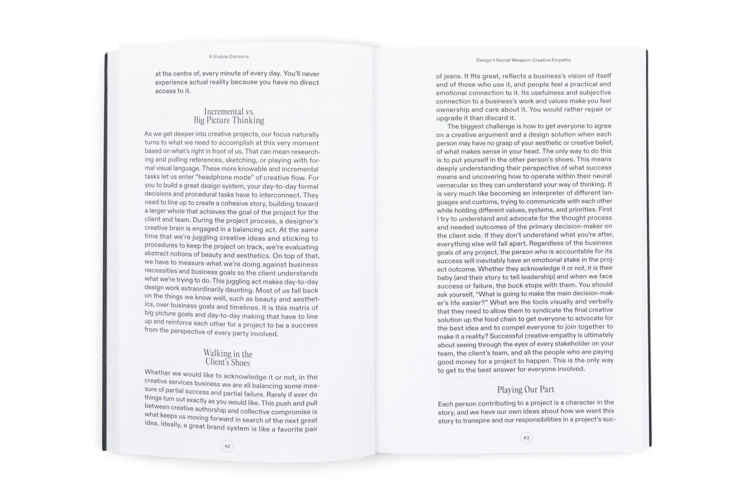 Image of A Visible Distance – Craft, Creativity, and the Business of Design