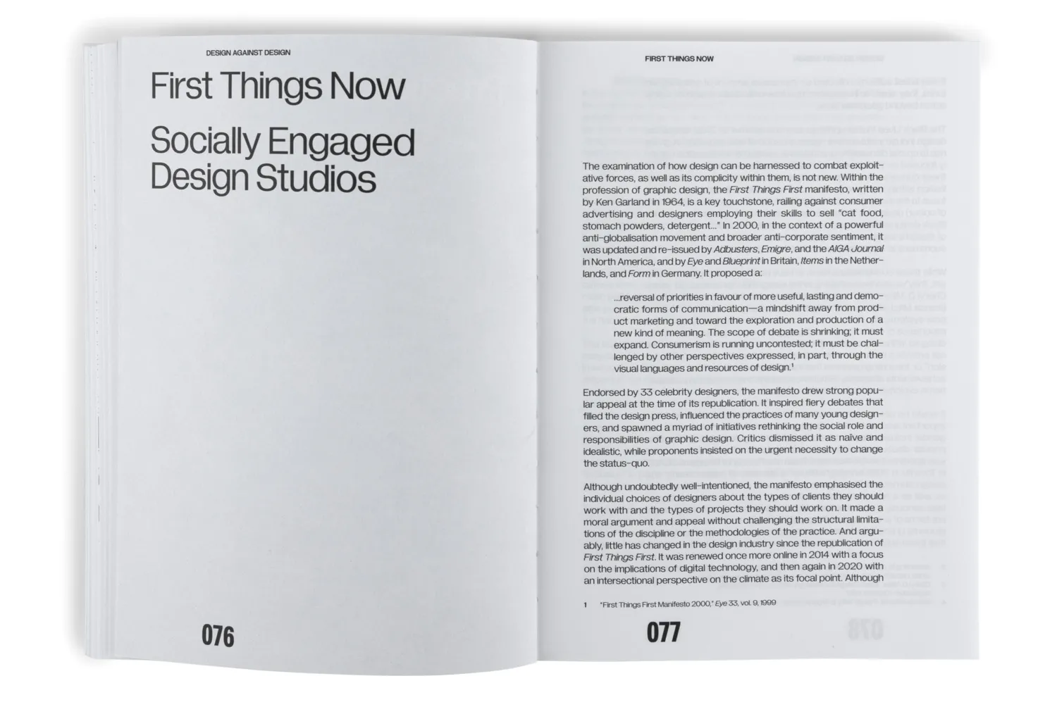 Image of Design Against Design – Cause and consequence of a dissident graphic practice