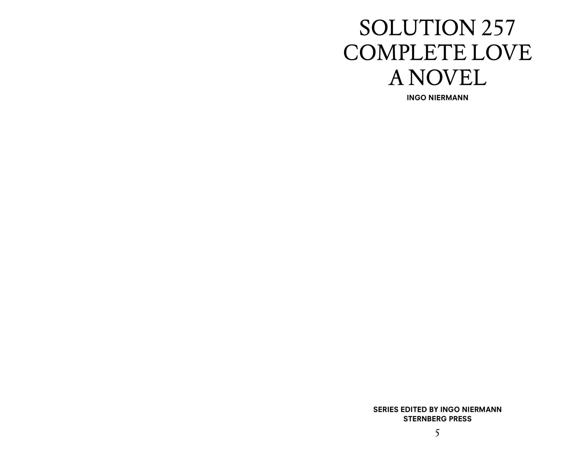 Image of Solution 257 – Complete Love