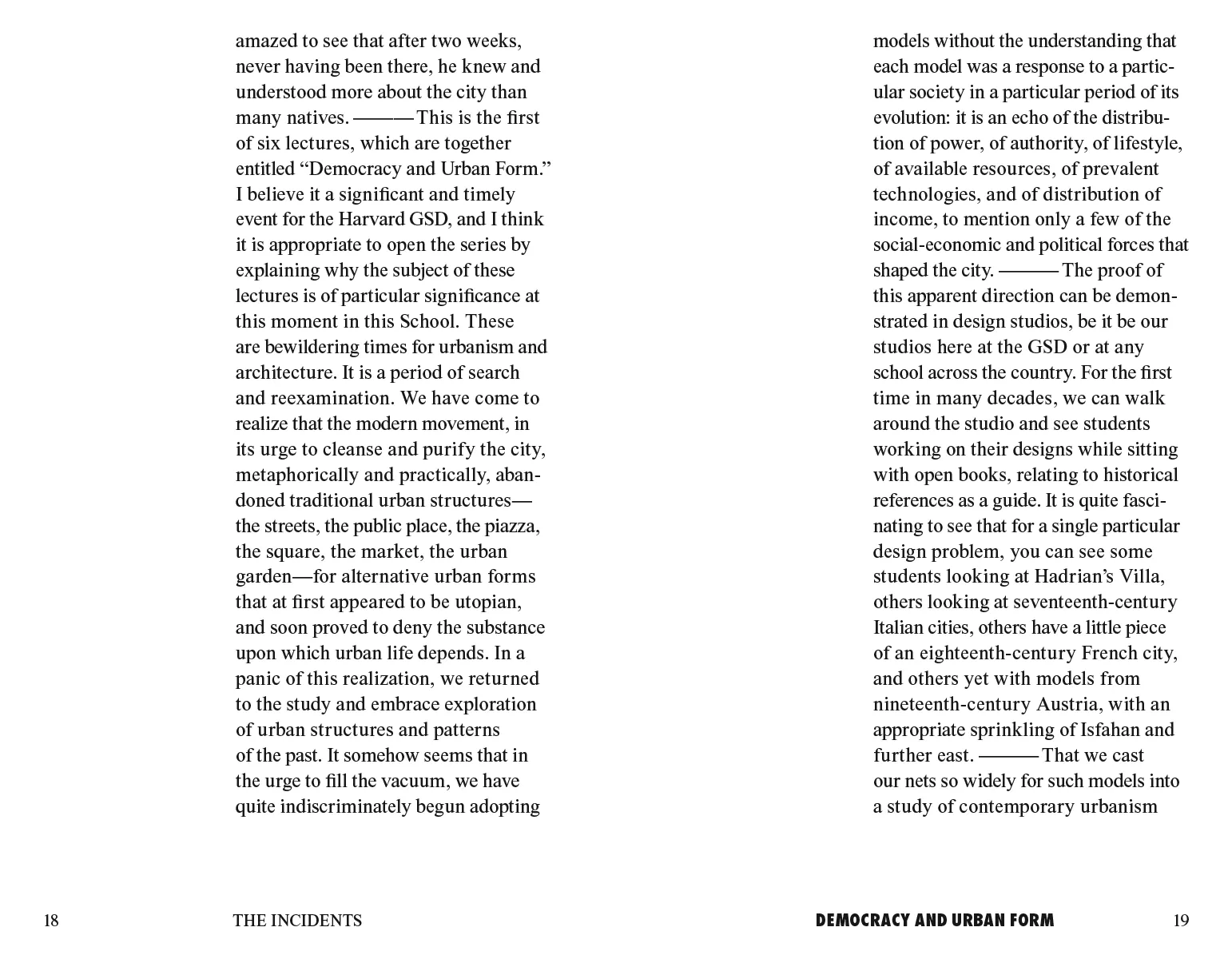 Image of Democracy and Urban Form