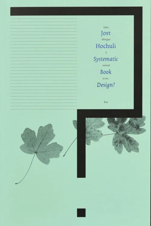 Cover Systematic book design?