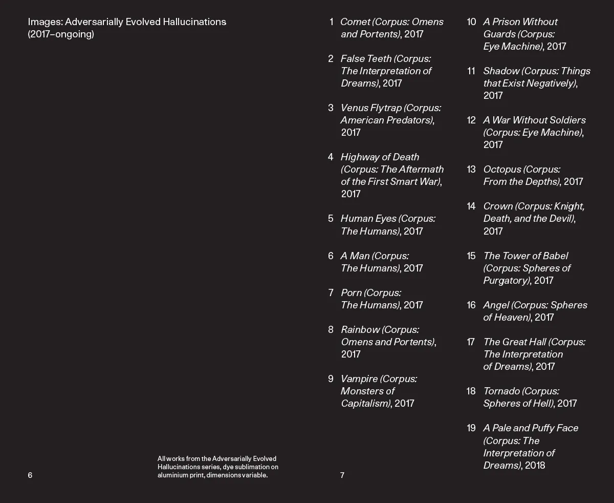 Image of Trevor Paglen – Adversarially Evolved Hallucinations