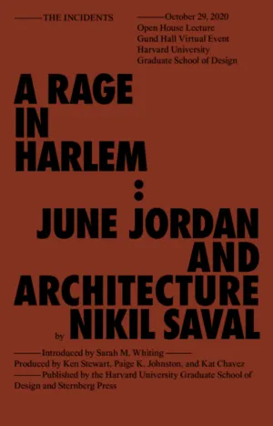 Image of A Rage in Harlem: June Jordan and Architecture