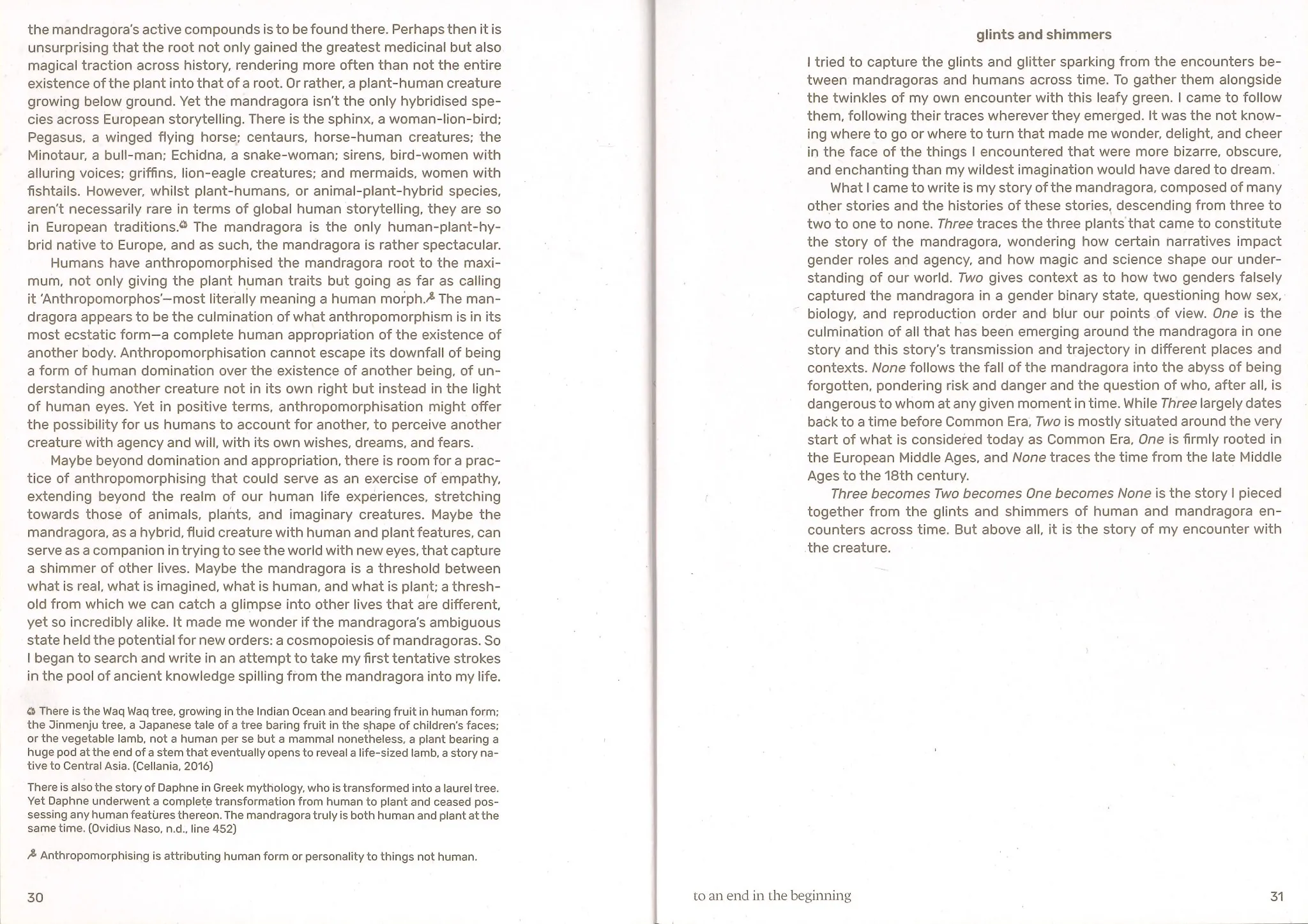 Image of Three Becomes Two Becomes One Becomes None – cosmopoiesis of mandragoras