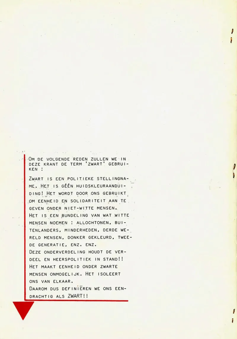 Image of Archival Textures – Republishing: Umoja Zwarte Vrouwenkrant