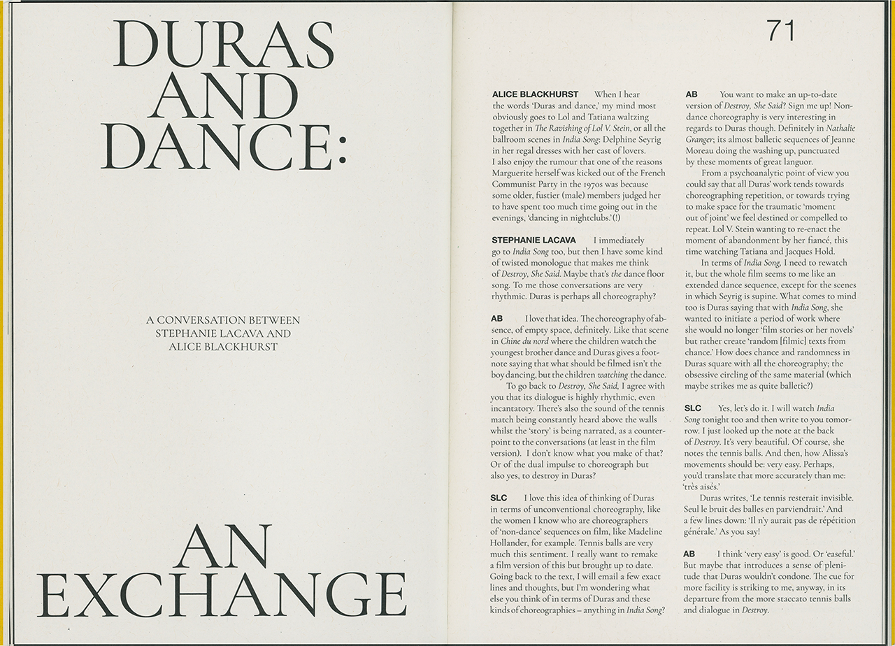 Image of Motor Dance Journal: The Solo