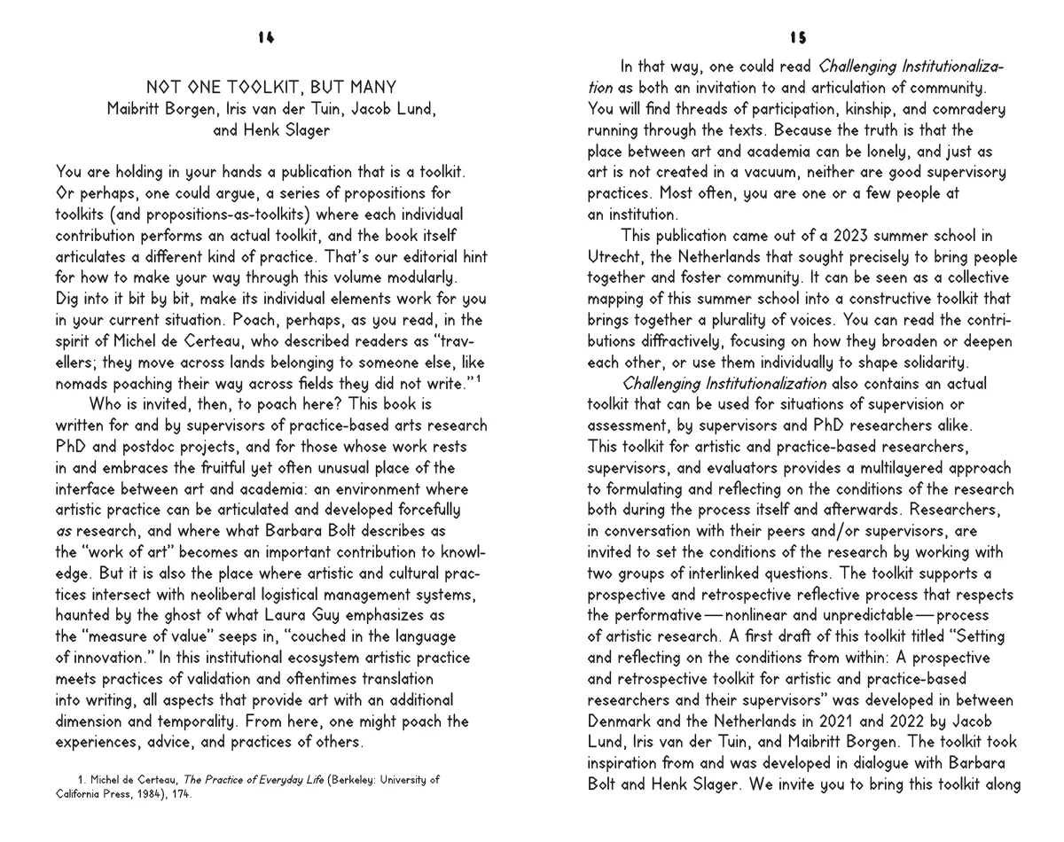 Image of The Contemporary Condition: Challenging Institutionalization