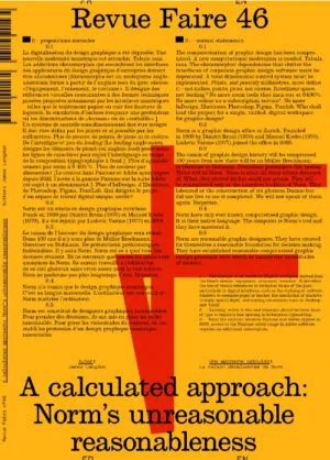 Image of To look at things #46 – A calculated approach: Norm's unreasonable reasonableness