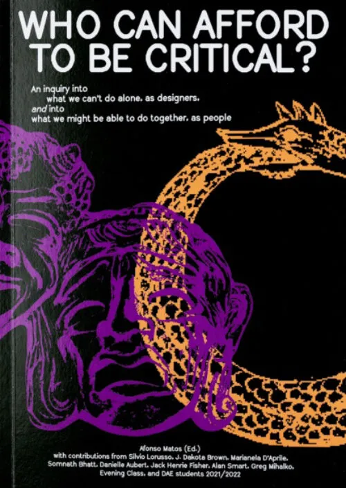 Cover Afonso Matos – Who can afford to be critical?