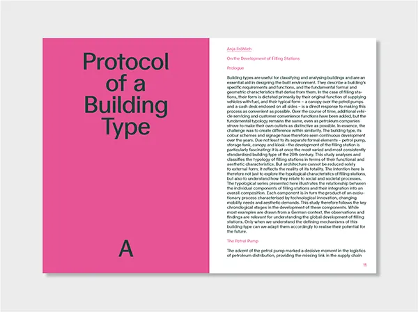 Image of Filling Stations. Studies on Types