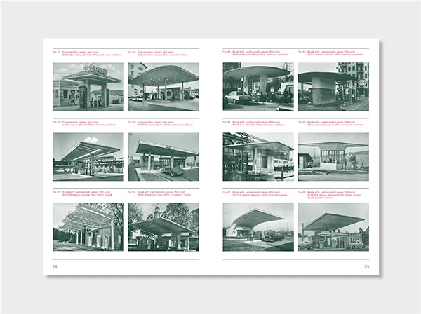Image of Filling Stations. Studies on Types