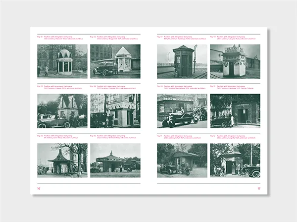 Image of Filling Stations. Studies on Types