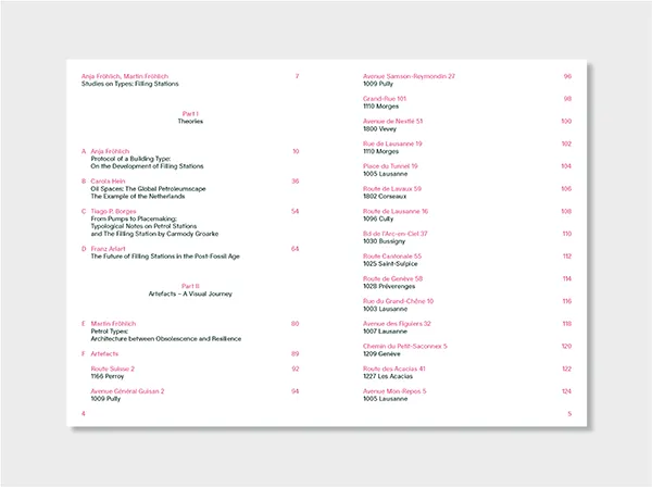 Image of Filling Stations. Studies on Types