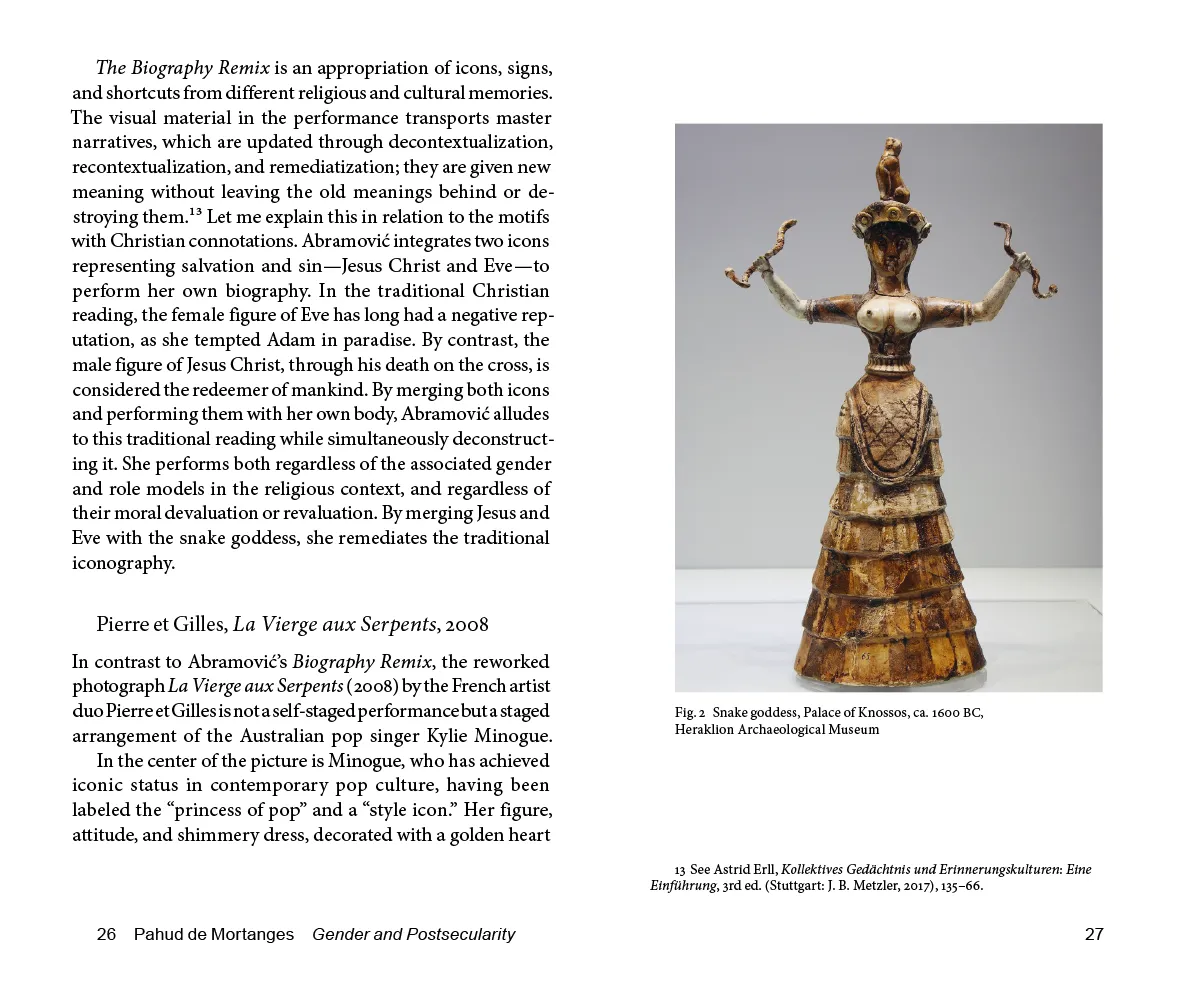 Image of Gender and Postsecularity in Visual Culture and Knowledge Production