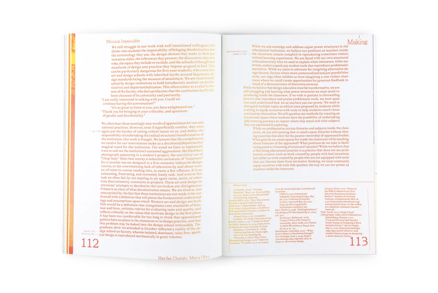 Image of Through Witnessing. Threading the critiquing, making, teaching of design