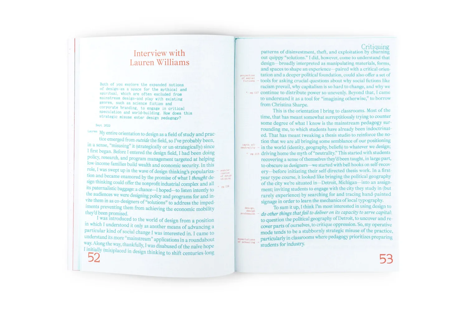 Image of Through Witnessing. Threading the critiquing, making, teaching of design