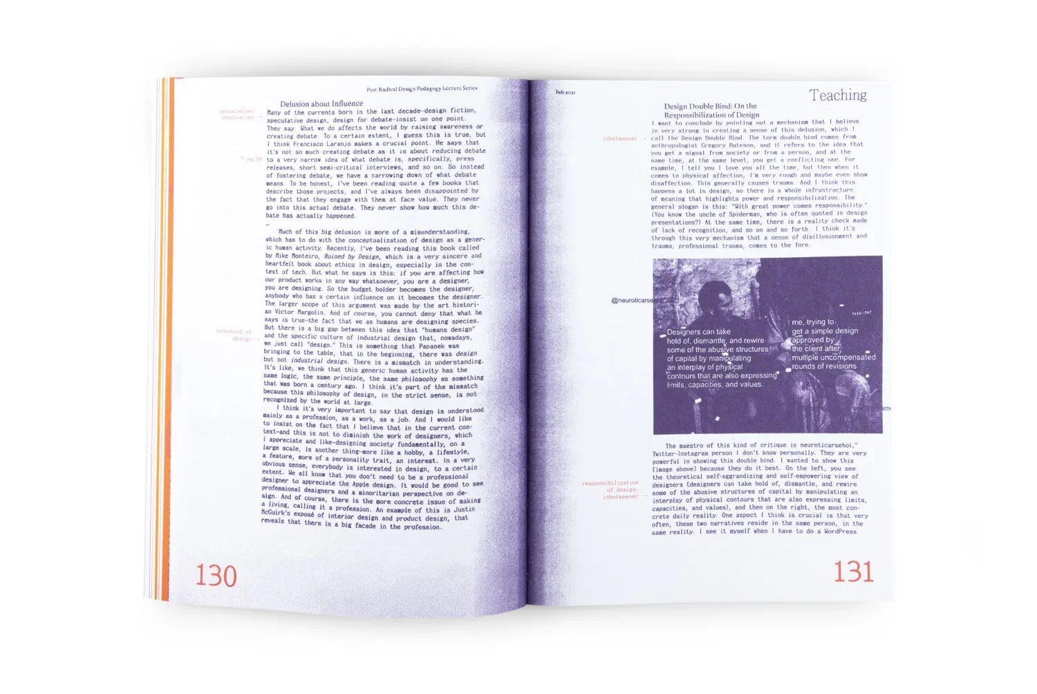 Image of Through Witnessing. Threading the critiquing, making, teaching of design