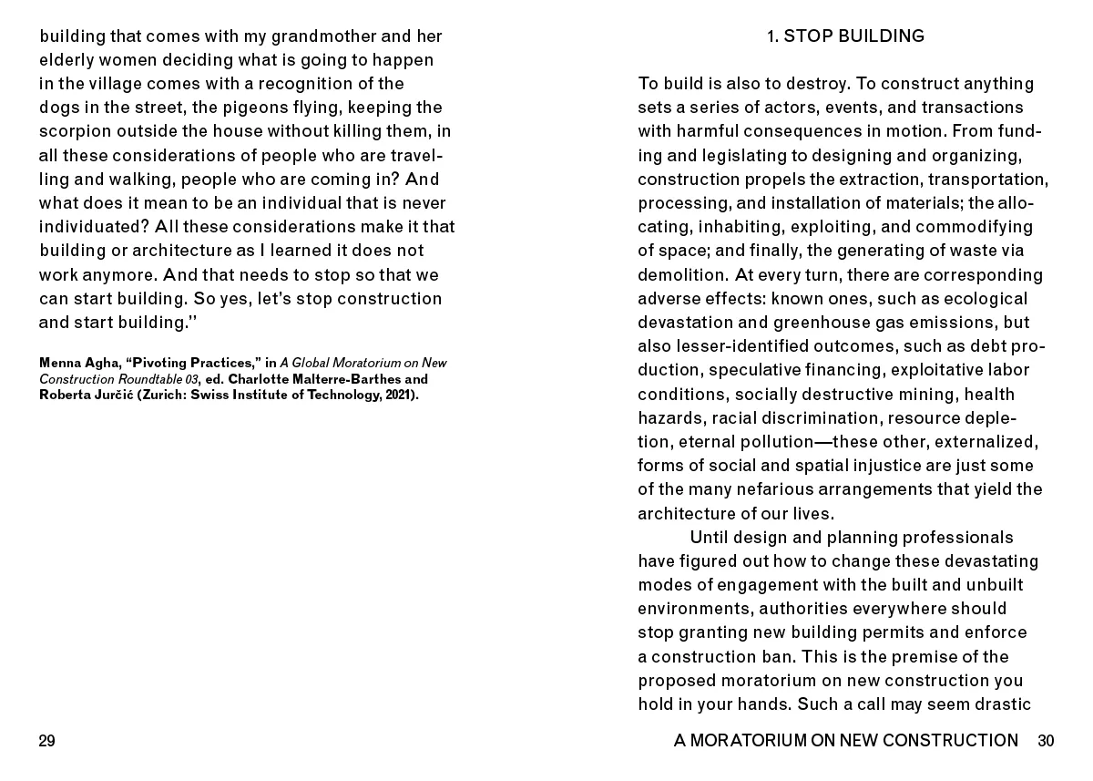 Image of Charlotte Malterre-Barthes – A Moratorium on New Construction