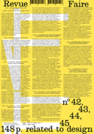 Image of Revue Faire (42, 43, 44, 45) vol 12