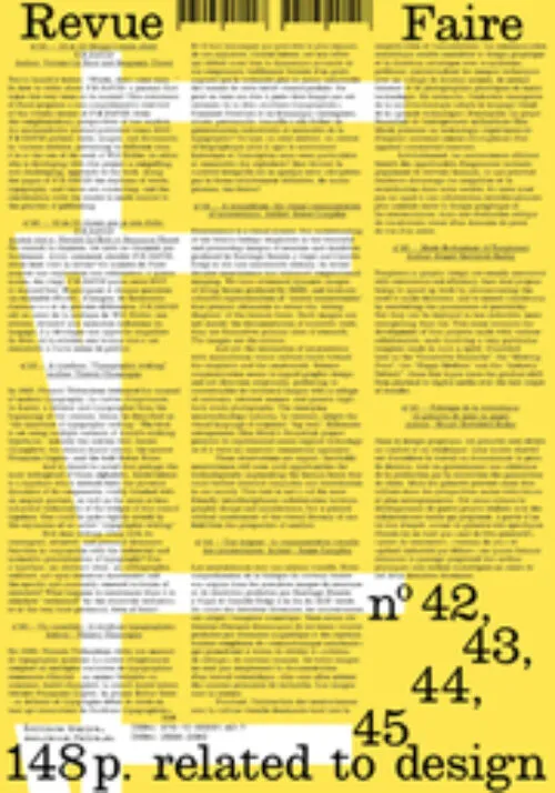 Cover Revue Faire (42, 43, 44, 45) vol 12