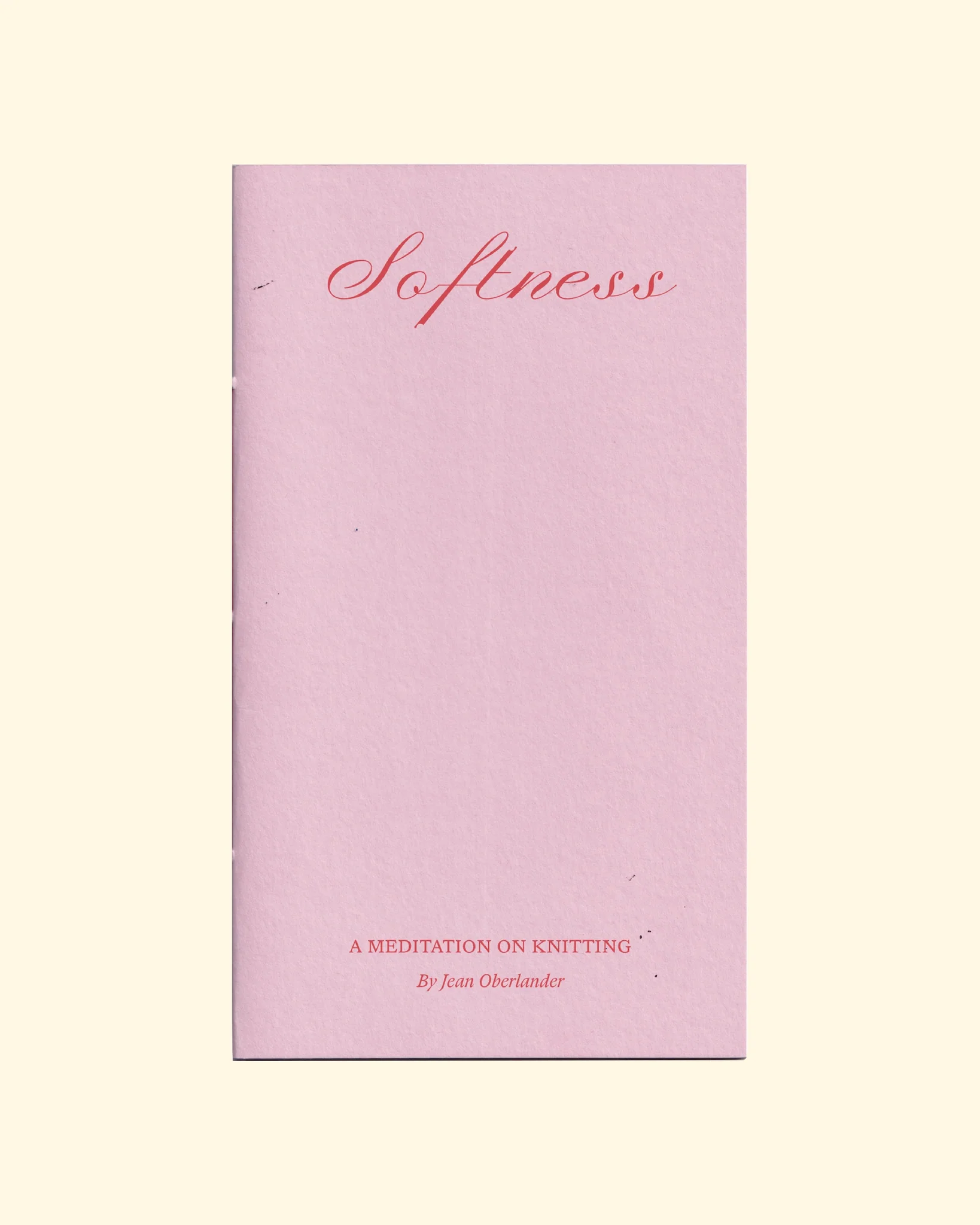 Image of Jean Oberlander – Softness: A Meditation on Knitting