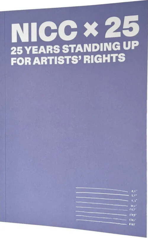 Cover NICC x 25 – 25 years standing up for artist’s rights Cover NICC x 25 – 25 years standing up for artist’s rights