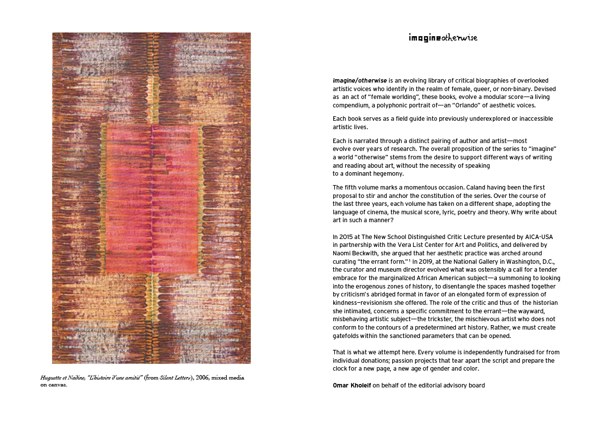 Image of Omar Kholeif – Huguette Caland