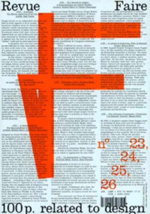 Cover Revue Faire – (23,24,25,26) Vol 7