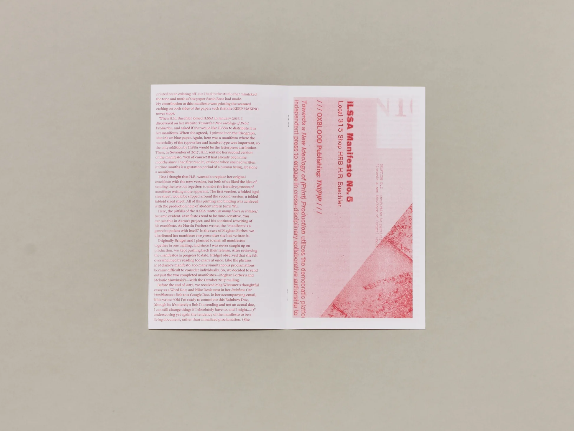 Image of Thinking What We Are Doing #2: Manifesting the Making (the ILSSA Manifesto Project)