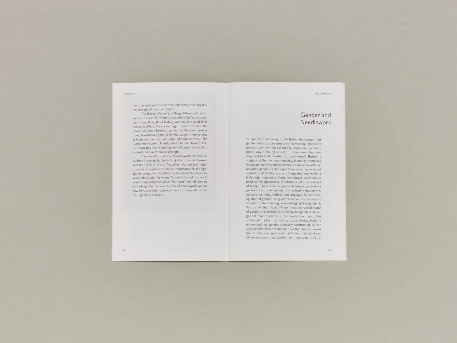 Image of Tilly Du Buisson – Needlework: From Domestic Oppression to Artistic Expression