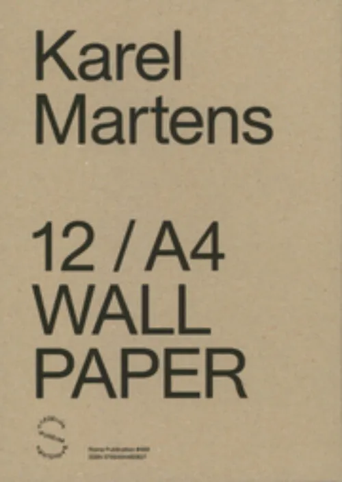Cover Karel Martens – 12/A4 Wallpaper