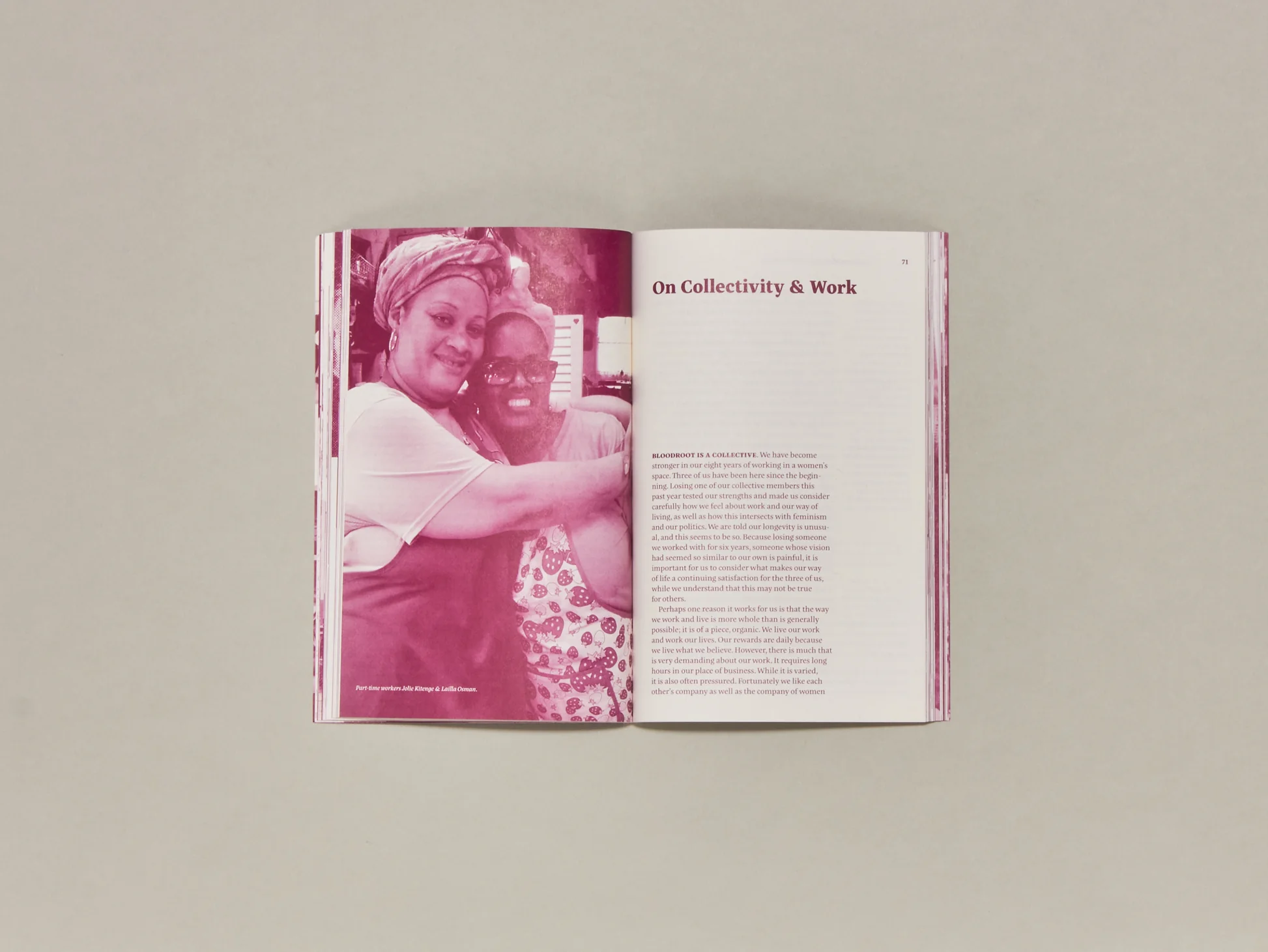 Image of Our daily lives have to be a satisfaction in themselves: 40 years of Bloodroot