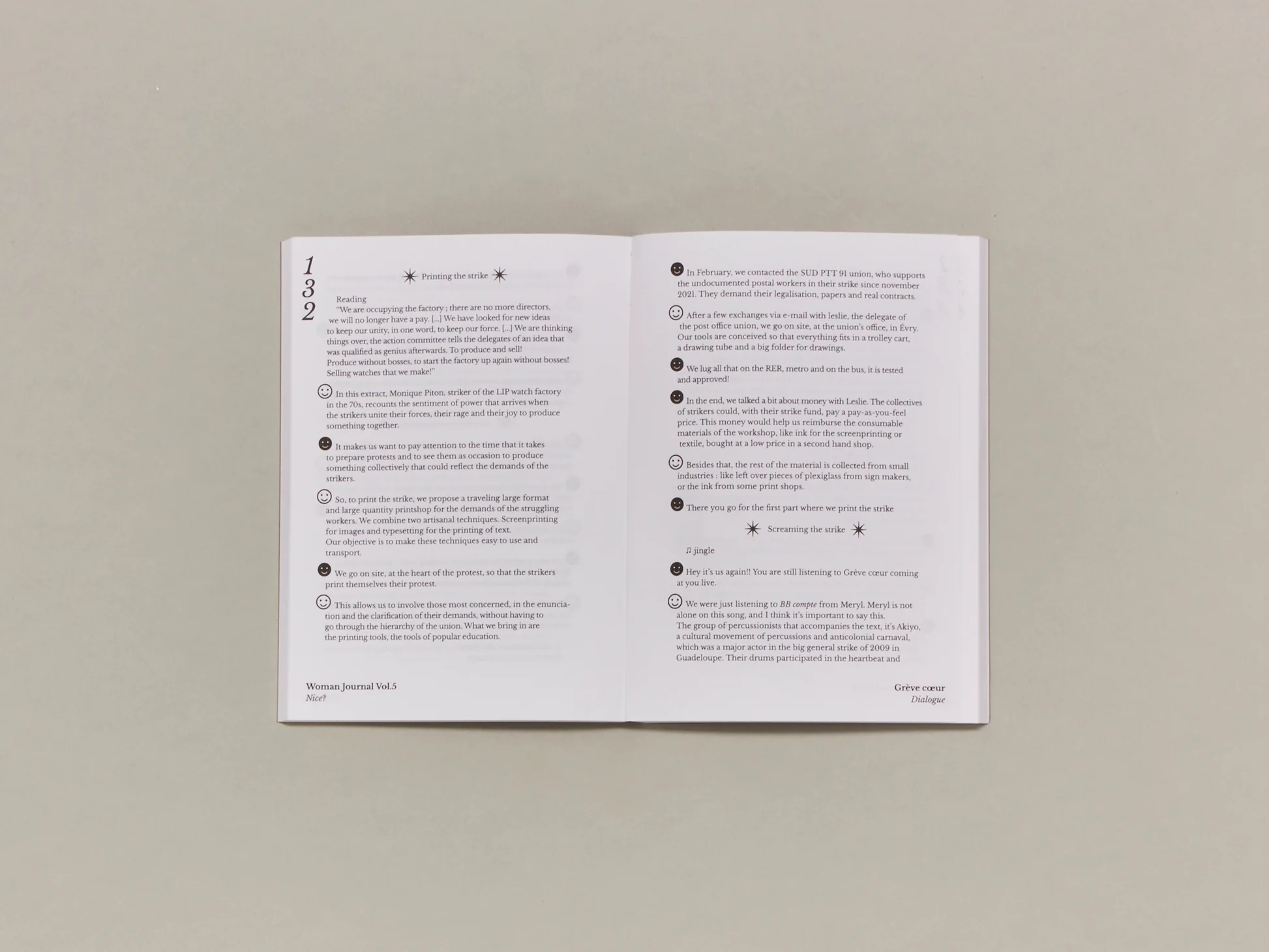 Image of Woman Journal Vol. 5: Sympa ? / Nice ?