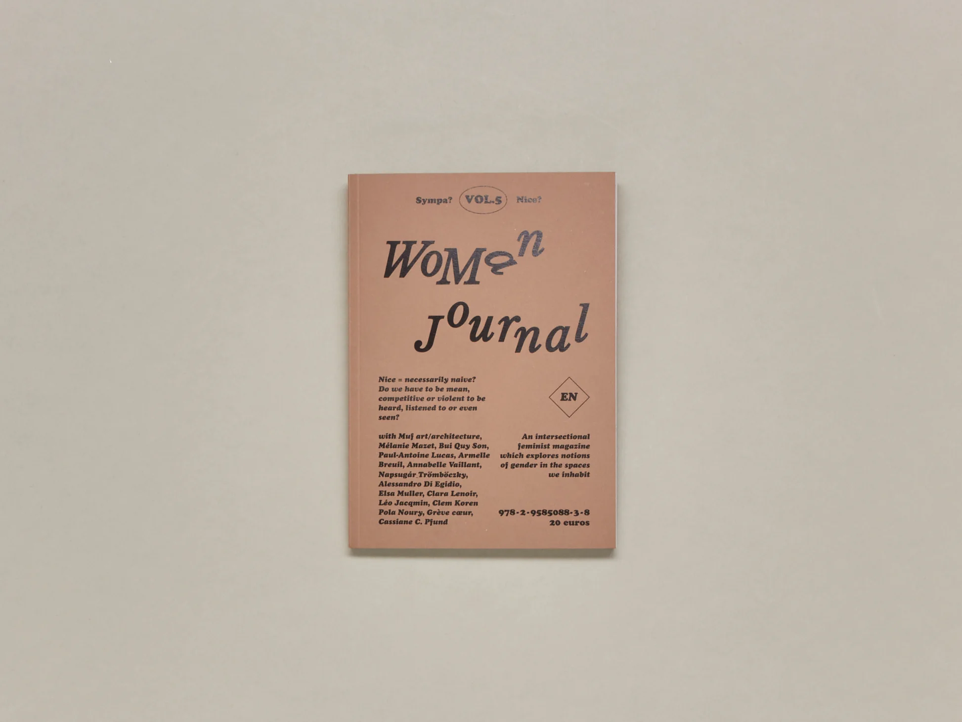 Image of Woman Journal Vol. 5: Sympa ? / Nice ?