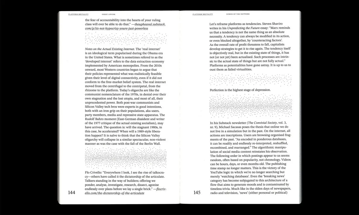 Image of Geert Lovink – Platform Brutality. Closing Down Internet Toxicity