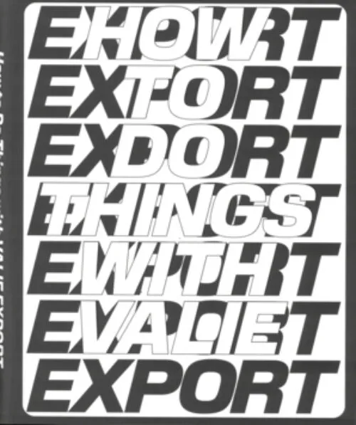 Cover How to Do Things with VALIE EXPORT