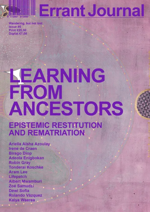 Cover Errant Journal 5: Learning from Ancestors Cover Errant Journal 5: Learning from Ancestors