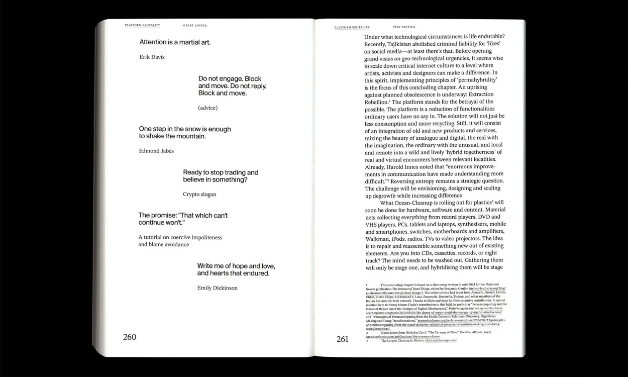 Image of Geert Lovink – Platform Brutality. Closing Down Internet Toxicity