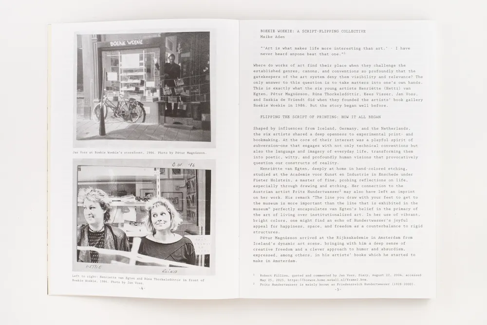 Image of Maike Aden; Christa-Maria Lerm Hayes; Anne Thurmann-Jajes – Boekie Woekie – In the Wake of Blind Navigation. Boekie Woekie – Books by Artists