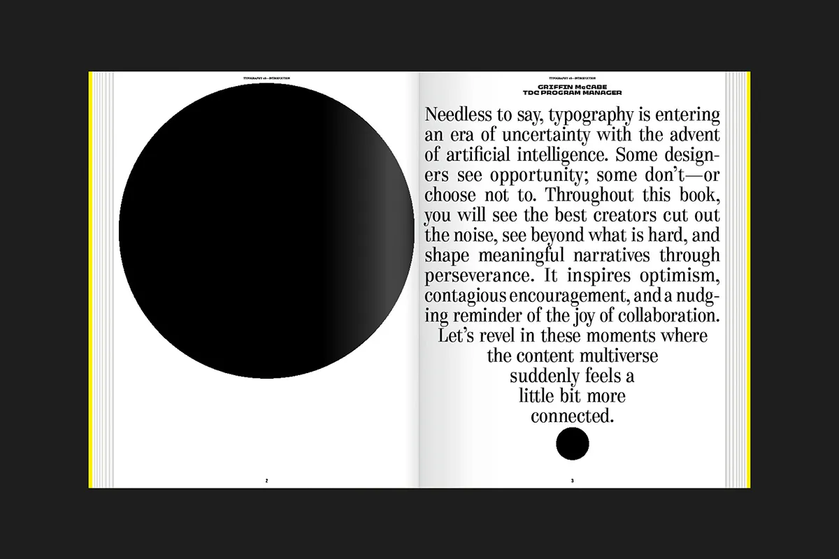 Image of Type Directors Club; Griffin McCabe, Joe Newton, Carol Wahler – The World’s Best Typography, Typography 46