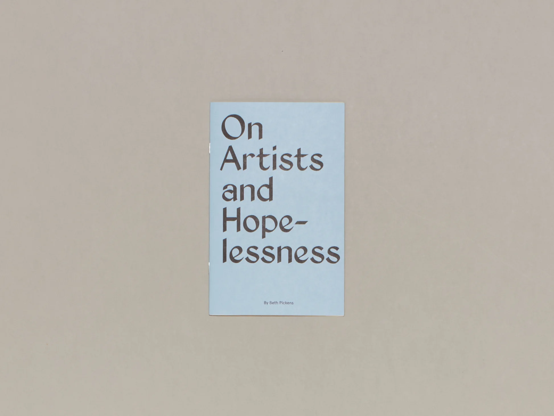 Image of Beth Pickens – On Artists And Hopelessness