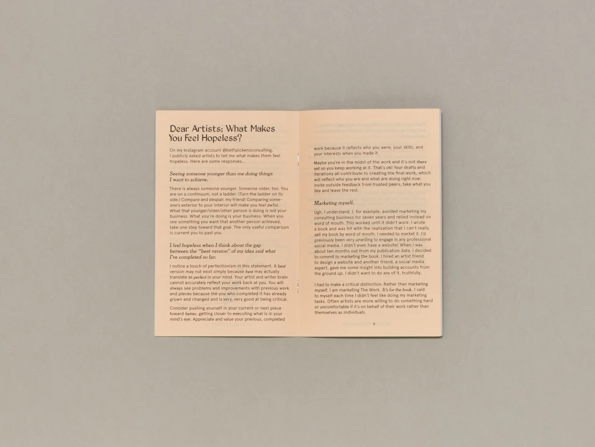 Image of Beth Pickens – On Artists And Hopelessness