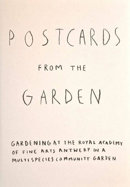 Cover Eline De Clercq – Postcards from the garden