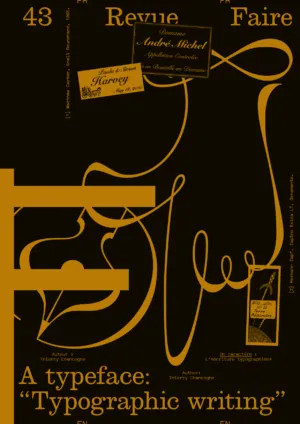 Image of Revue Faire – To look at things #43: A typeface: 