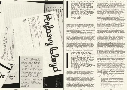 Image of Revue Faire – To look at things #43: A typeface: “Typographic writing”