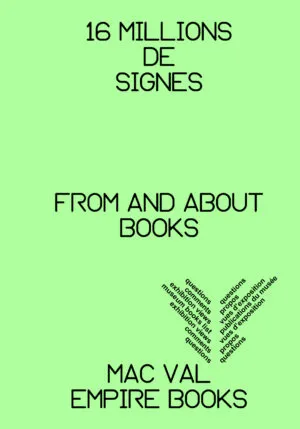 Image of 16 millions de signes – From and about books