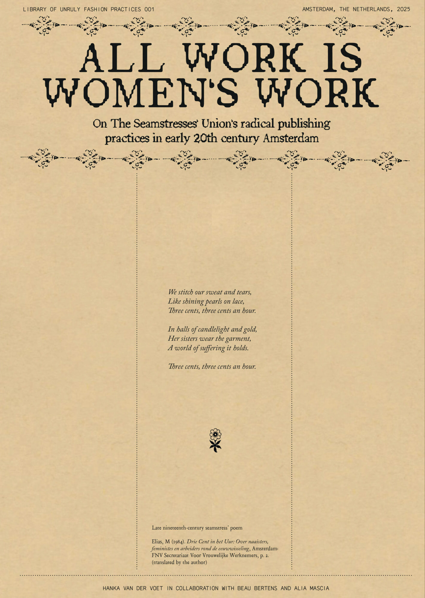 All Work is Women’s Work