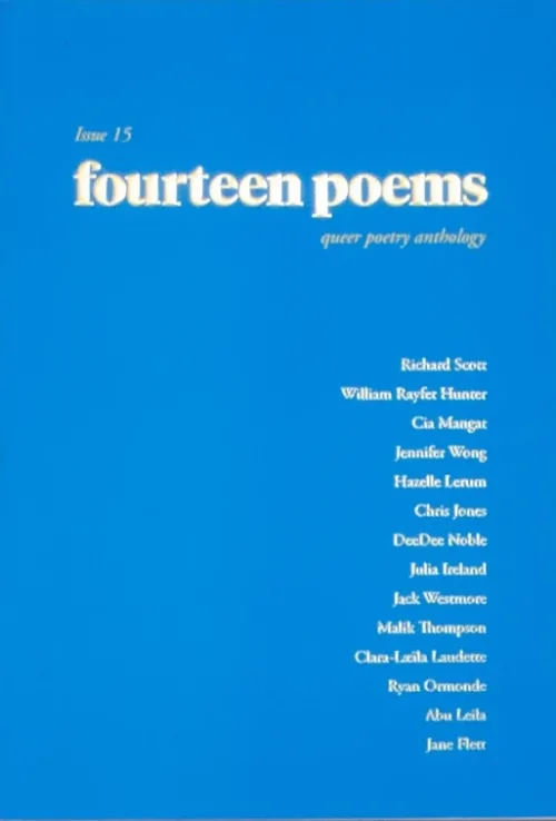 Cover Fourteen Poems Issue 15