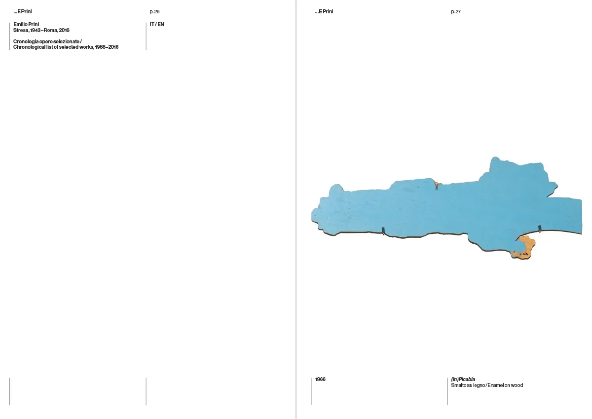 Image of Luca Lo Pinto (ed) – Emilio Prini – … E Prini